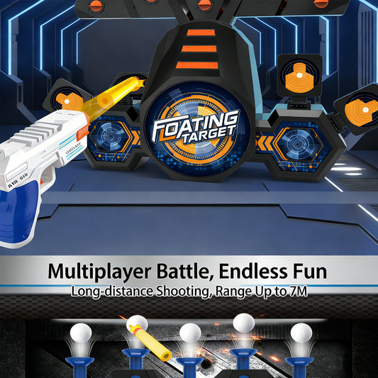 Electric Toy Gun Foam Dart Automatic Blaster Sniper Rifle,Hover Shot Game,Two-in-one Electric Flying Ball Target Toy Pistol,Realistic Toy Dart Hand Gun Soft Bullet Pistol Foam Shell Ejecting Blasters,Gifts for Boys Girls Adults Age 8+