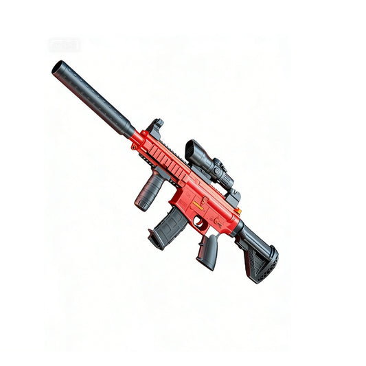 M416 Manual Downfeed Pull-Back Soft-Powder Toy Gun, Children's Single-Shot Assault Rifle, Simulation Submachine Gun,Gifts for Boys Girls Adults Age 8+