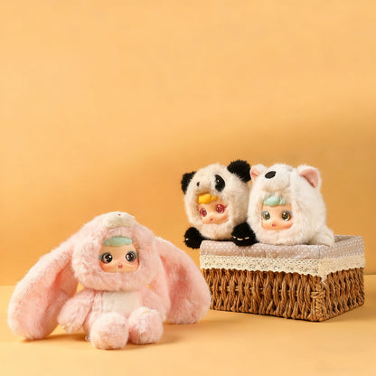 ENCOUNTERED Cute Plastic Face Dolls, Plush Toy Figures, Cartoon Schoolbag Pendants, Keychain Dolls, Collectible Toys（1 PCS）