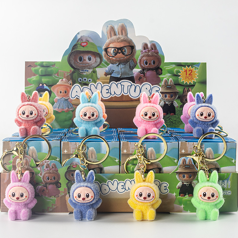 [2025 New]Labubu The Monsters Lazy Yoga Series Figures, The Monsters Blind Box Figures, Random Design Action Figures Collectible Toys Home Decorations, Holiday Birthday Gifts for Boys and Girls, Single Box