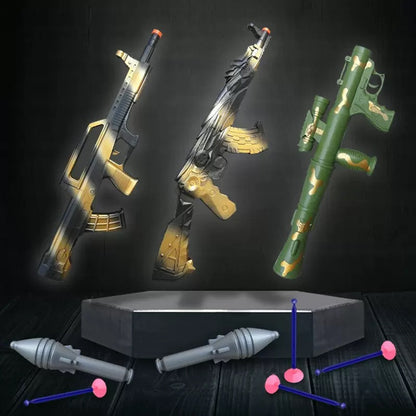 Green Anti-tank Rocket Artillery Cannon Can Fire Missile Soft Shells Toy Guns,Perfect Outdoor/Indoor Pretend Play for Gifts for Boys Girls Adults Age 8+,Ideal for Imaginative Military Adventure Games & Birthday Gifts