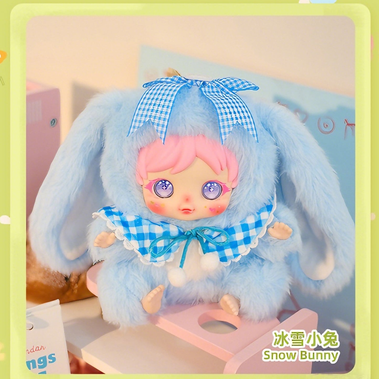 AMY Creative Bunny Pendent Box, Cute Fur Toy, Home Decoration,Birthday Gift(Random 1 PCS )