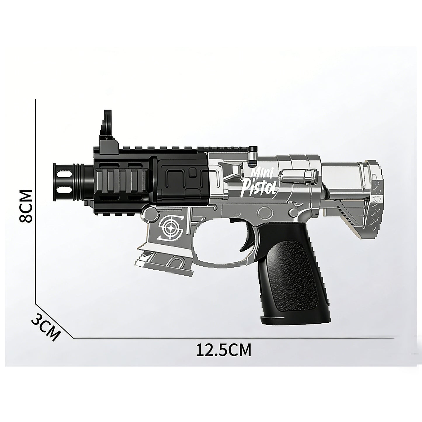 M4 AI Pink Shell-Eject Toy Gun,Realistic Toy Gun for Nerf Guns Darts, Foam Blaster - with Scope 50 Soft Bullets 3 Magazines, Semi-Auto Sniper Rifle Electric M416 Machine Guns for Boys 14+ Age Kids and Adults,Family-Fun