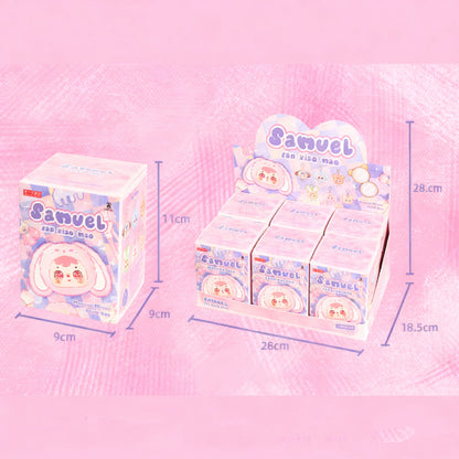 SAMUEL Animal Gathering Cute Makeup Mirror Blind Box, Portable Mirror, Gift for Girls(Random 1PCS)