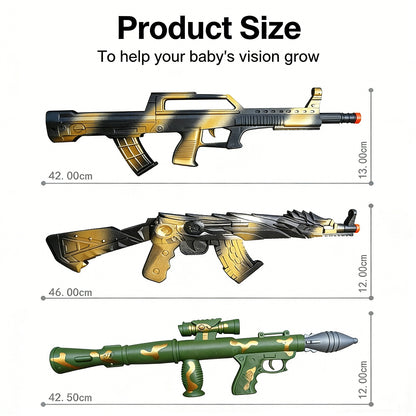 Green Anti-tank Rocket Artillery Cannon Can Fire Missile Soft Shells Toy Guns,Perfect Outdoor/Indoor Pretend Play for Gifts for Boys Girls Adults Age 8+,Ideal for Imaginative Military Adventure Games & Birthday Gifts