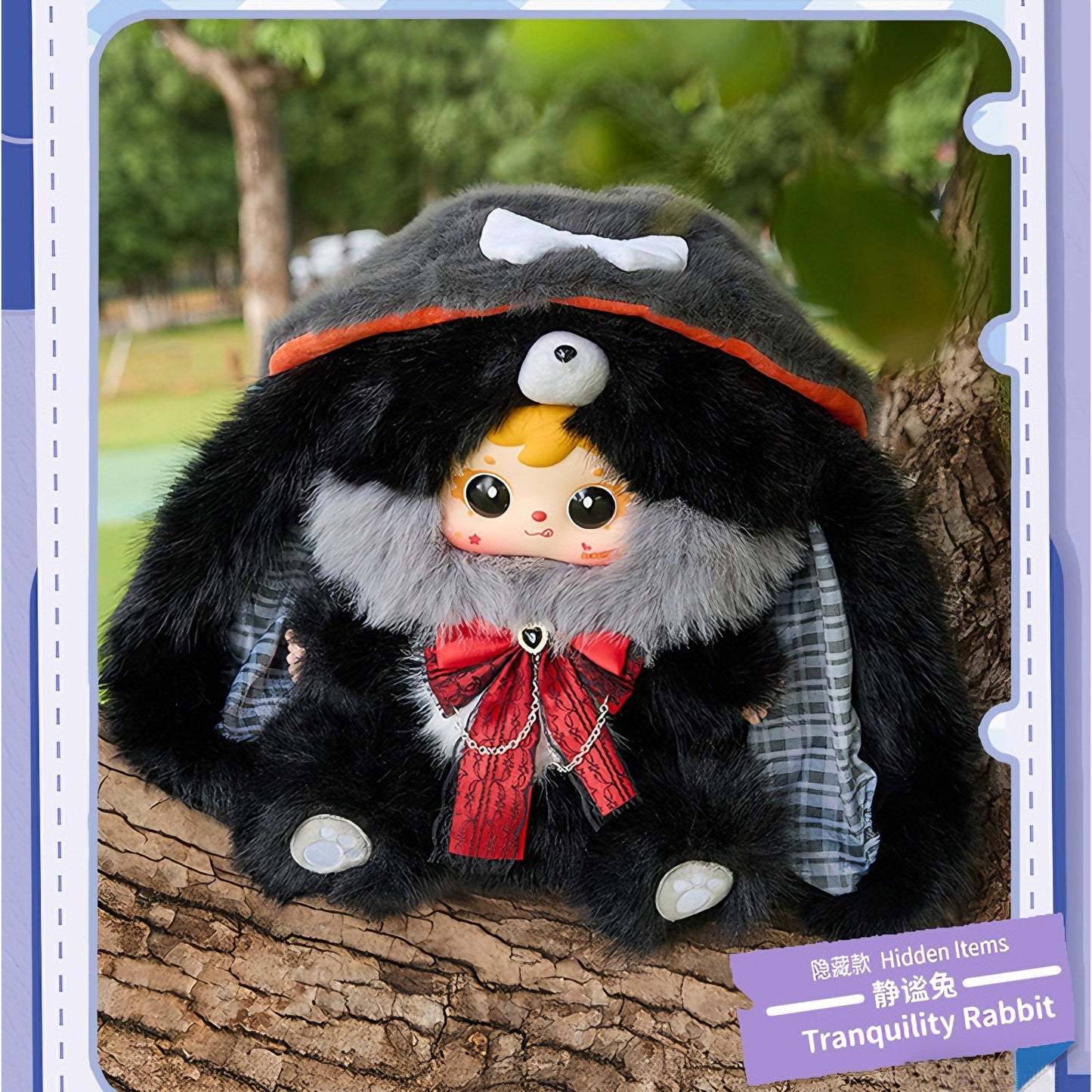 SAMUEL Furry Ears Fairy Trail Doll 800% Fur Blind Box, Cute Figure, Girls' Decoration,Birthday Gift(Random 1 PCS)