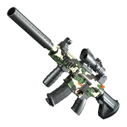 M416 Manual Downfeed Pull-Back Soft-Powder Toy Gun, Children's Single-Shot Assault Rifle, Simulation Submachine Gun，Gifts for Boys Girls Adults Age 8+