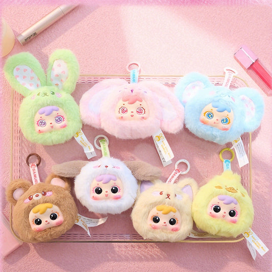 SAMUEL Animal Gathering Cute Makeup Mirror Blind Box, Portable Mirror, Gift for Girls(Random 1PCS)
