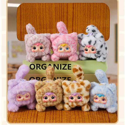 SAMUEL Creative Play Dolls Cute Moments Miao Miao Series Blind Boxes, Cute Hanging Decorations, Bag Accessories, Girls' Gifts