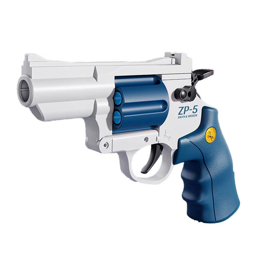 38 PCS Revolver Soft Bullet Toy Gun，Mechanical Linkage Foam Dart Blaster for Kids