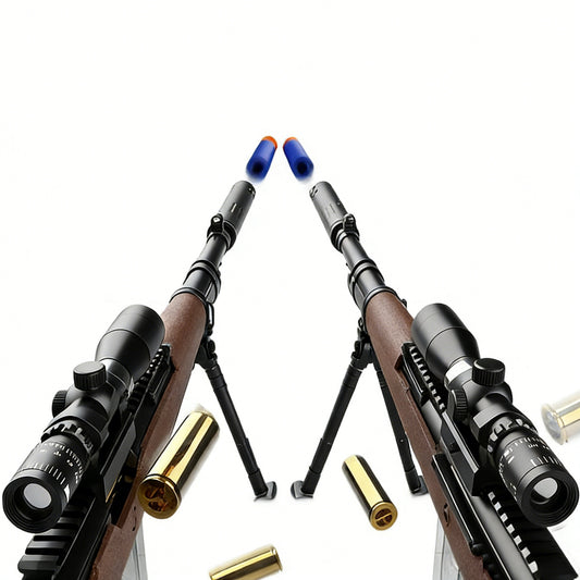 Realistic Barrett Slapper Soft-bullet Toy Sniper Rifle,Realistic Sniper Rifle Toy Set with Scope & Tripod,Exciting Outdoor/Indoor Play、Ideal Kids’ Tactical Shooting Toy /Gift(Ages 8+) 1 PCS