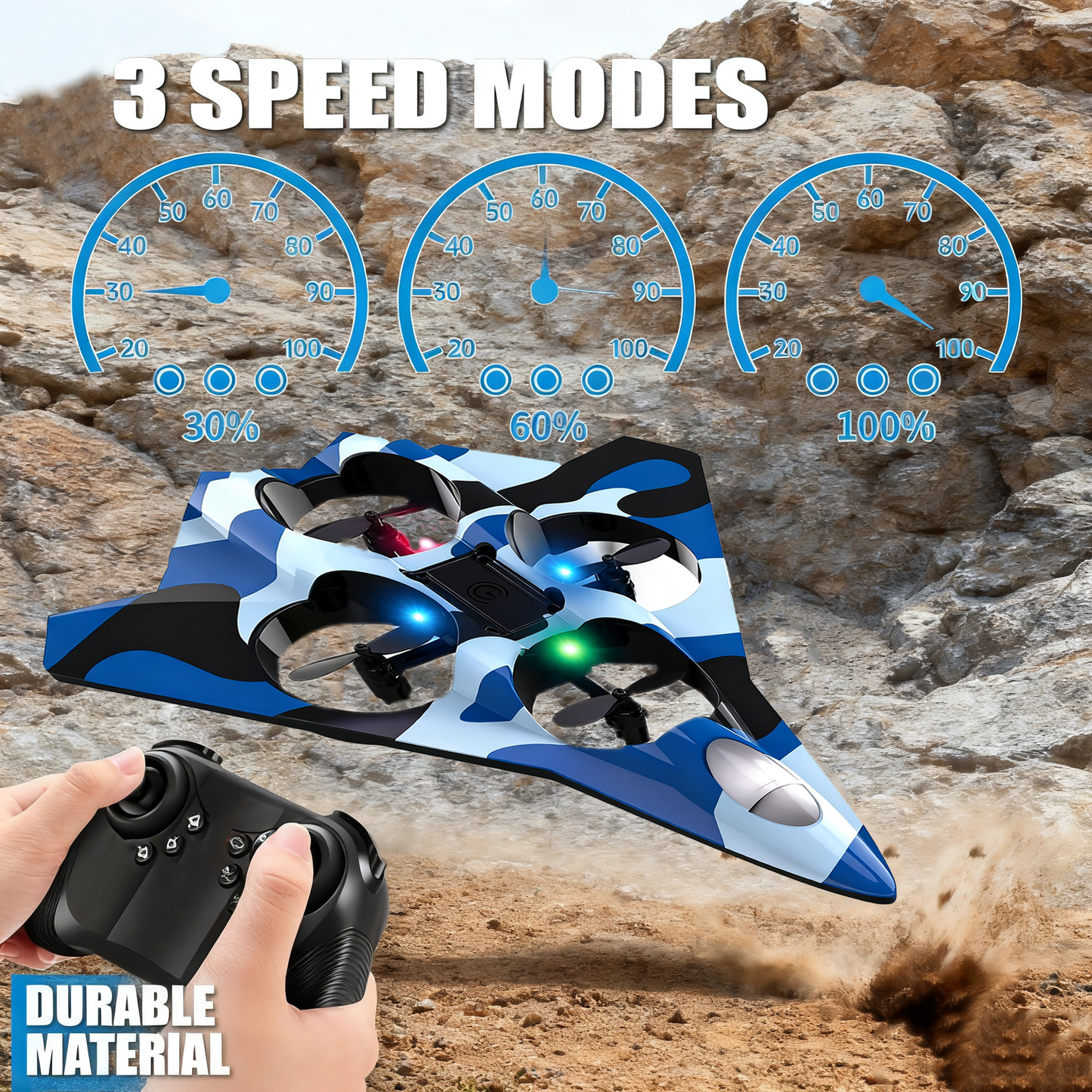 [2025 New]M66 remote control aircraft suitable for people aged 14 and above,and is suitable for beginners of remote control airplanes,fighter jets,and drones 360° flip design for easy control of flight.