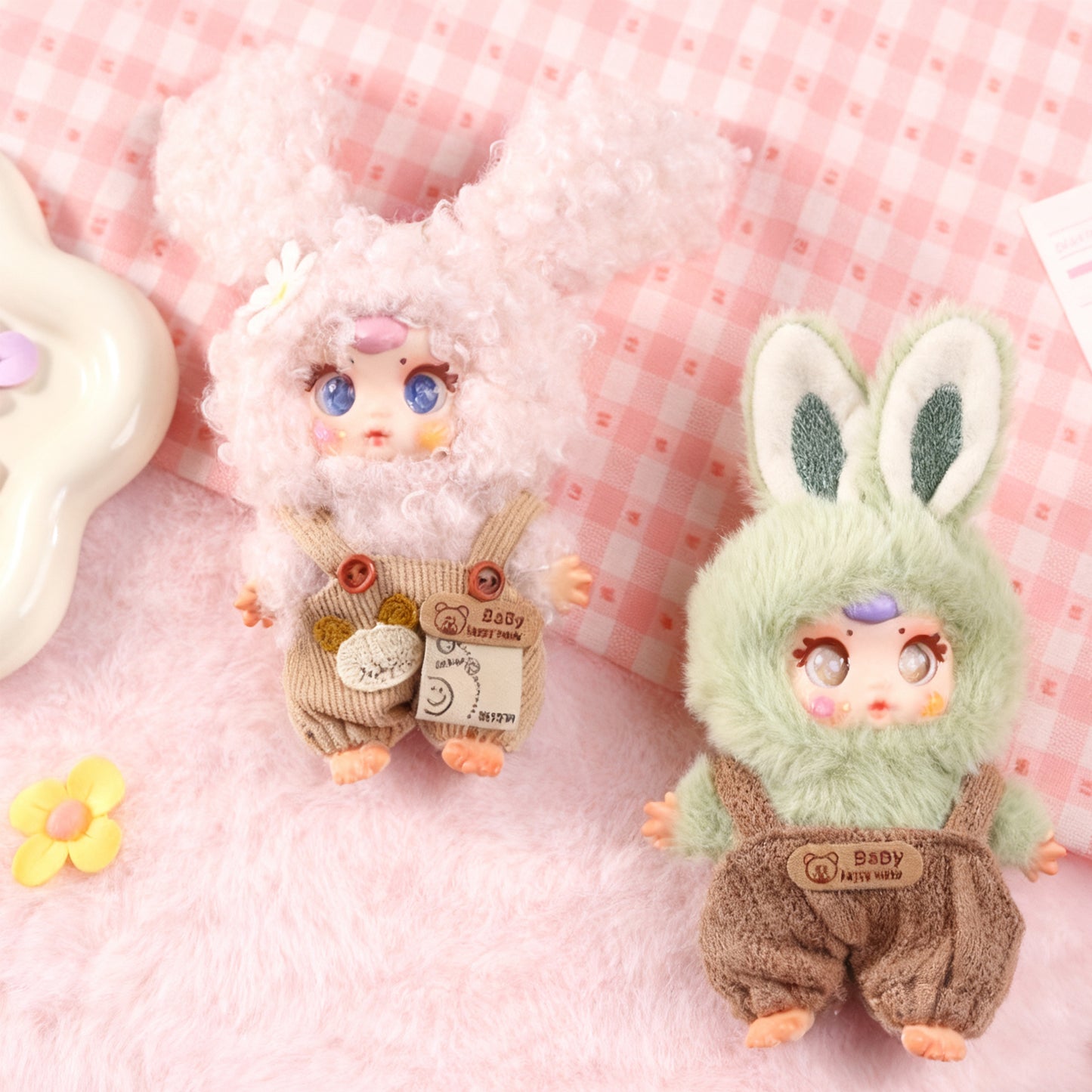 MM Candy Versatile Clothing Series Plush Blind Boxes,Bag Accessories,Pop Culture Toys,Gifts for Girls(Random 1 PCS)