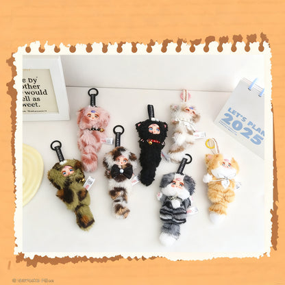 MM Pendent Candy Cat Series Plush Blind Boxes,Bag Accessories,Pop Culture Toys,Gifts for Girls(Random 1 PCS)