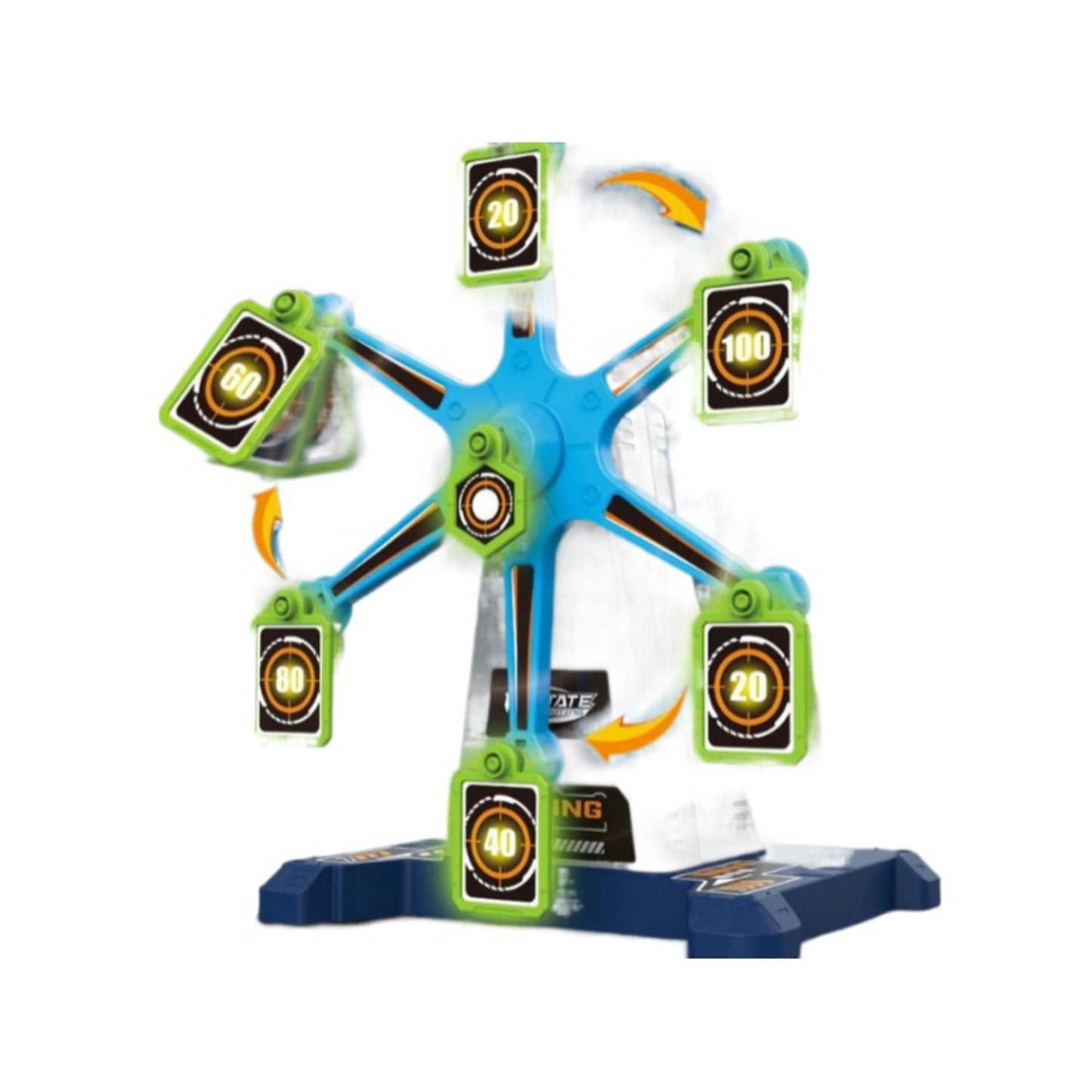 Rotating Shooting Soft Bullet Gun with Night Light Target Toy Gun，Realistic Toy Dart Hand Gun Soft Bullet Pistol Foam Shell Ejecting Blasters，Gifts for Boys Girls Adults Age 8+