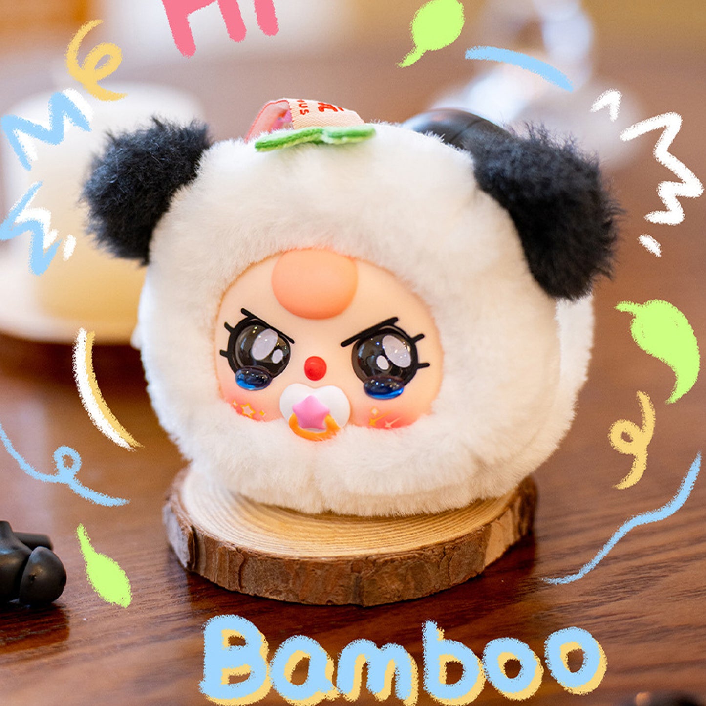 BABY THREE Cute Cartoon Storage Bag, Creative Plush Blind Box, Valentine's Day Gift for Girls, Bedroom Decoration(Random 1PCS)