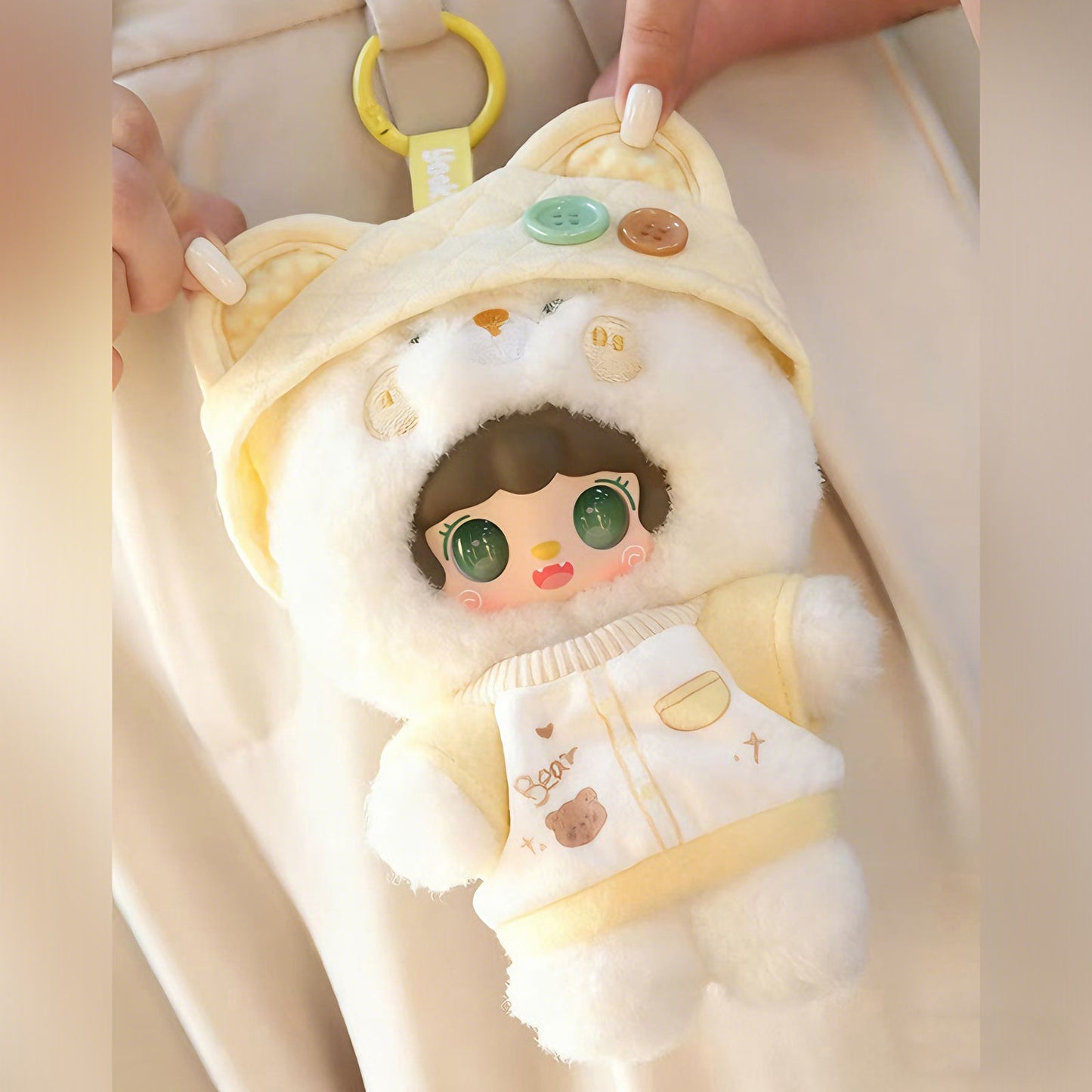 YOOKI Bear Hibernation Plan Series Blind Boxes, Cute Plush Toys, Pendants, Gift for Girls（Random 1PCS）