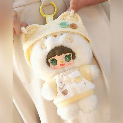 YOOKI Bear Hibernation Plan Series Blind Boxes, Cute Plush Toys, Pendants, Gift for Girls（Random 1PCS）