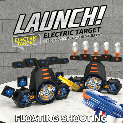 Electric Toy Gun Foam Dart Automatic Blaster Sniper Rifle,Hover Shot Game,Two-in-one Electric Flying Ball Target Toy Pistol,Realistic Toy Dart Hand Gun Soft Bullet Pistol Foam Shell Ejecting Blasters，Gifts for Boys Girls Adults Age 8+