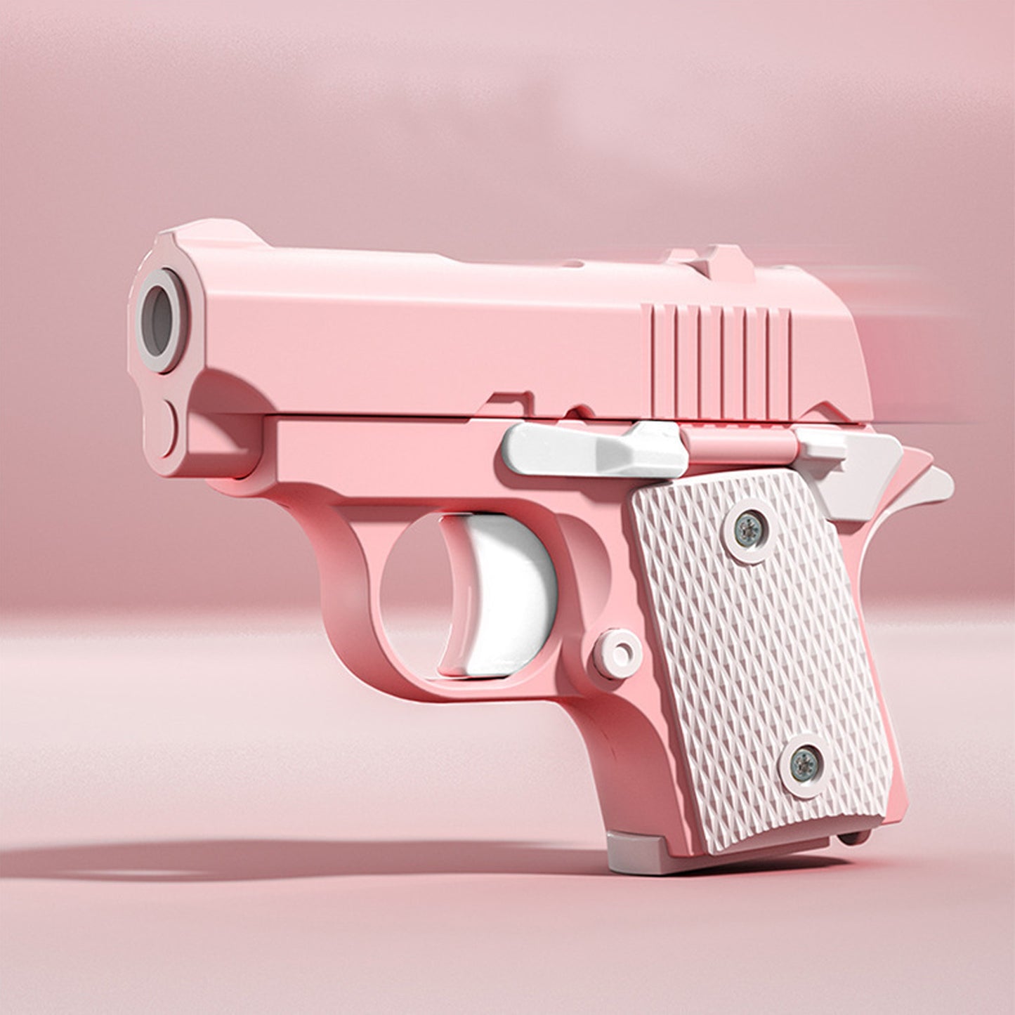 3D Printed Reverse-blowing Chambered Small Radish Pistol, Mini Decompression Smooth Gravity Pistol,Vibrant Stylized Pistol,Sleek Precision & Uncompromising