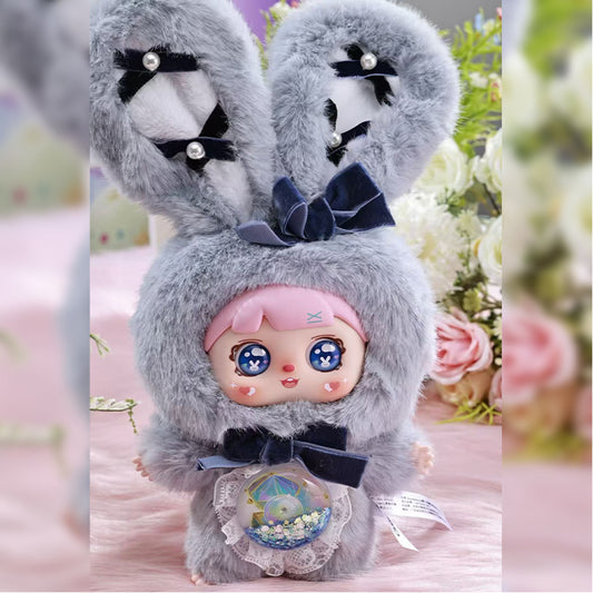 MOCICI Sweet Creative Bunny Pendent Box, Cute Fur Toy, Home Decoration, Ideal Gift for Girls(Random 1PCS)
