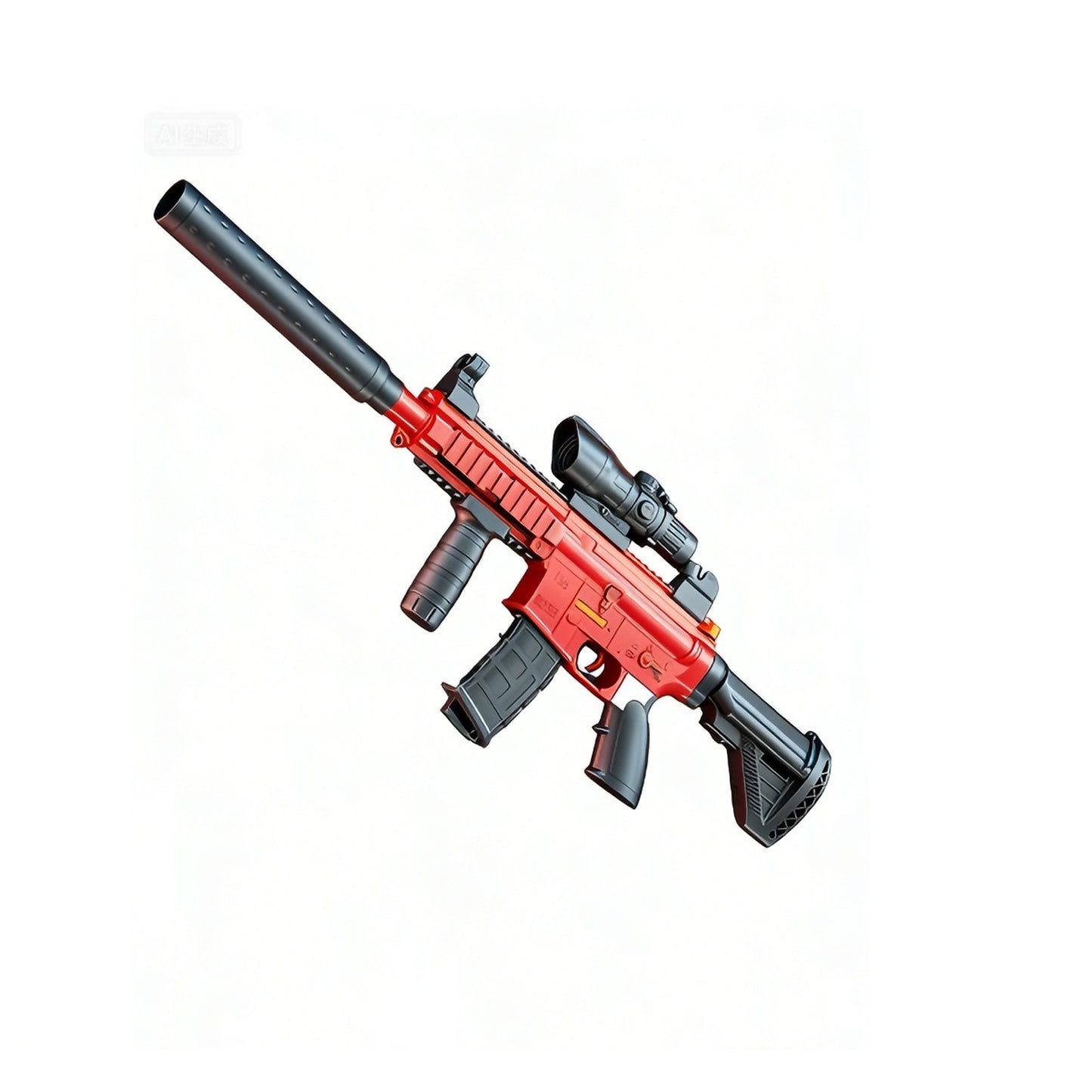 M416 Manual Downfeed Pull-Back Soft-Powder Toy Gun, Children's Single-Shot Assault Rifle, Simulation Submachine Gun，Gifts for Boys Girls Adults Age 8+