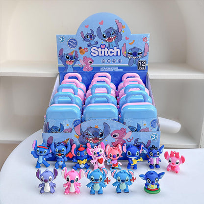 [2025 New]Stitch Little Emotions Series Figures Blind Box Figures, Random Design Action Figures Collectible Toys Home Decorations, Holiday Birthday Gifts for Girls and Boys, Single Box