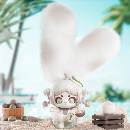 FAN TASTIC FRUIT Long Ears Plush Blind Boxes, Tabletop Decoration, Gift for Girls(Random 1PCS)