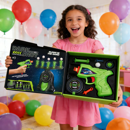 Electrically-powered Suspended Shooting Ball With Night-light Target and Soft Bullet Toy Gun, Tabletop Game，Gifts for Boys Girls Adults Age 8+