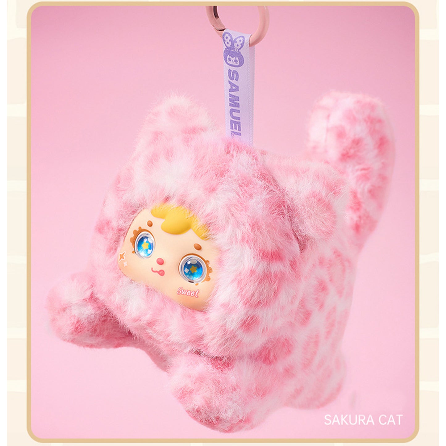 SAMUEL Creative Play Dolls Cute Moments Miao Miao Series Blind Boxes, Cute Hanging Decorations, Bag Accessories, Girls' Gifts