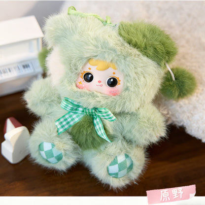 SAMUEL Good Times Series Plush Blind Toy Boxes, Cute Figurines, Bag Accessories, Exquisite Gifts（Random 1 PCS）