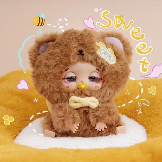 TIRED DOUDOU Good Luck Series Gifts Plush Blind Boxes, Plush Doll Pendants, Festive Gifts.(Random 1PCS)