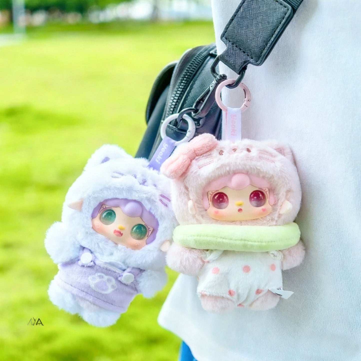 YOKKI Summer Party Series Plush Blind Boxes, Bag Accessories, Girls' Gifts, Bedroom Decoration（Random 1PCS）