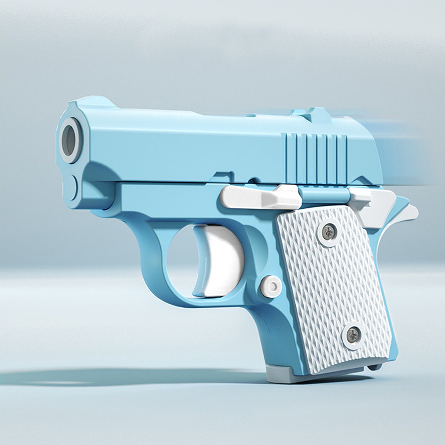 3D Printed Reverse-blowing Chambered Small Radish Pistol, Mini Decompression Smooth Gravity Pistol,Vibrant Stylized Pistol,Sleek Precision & Uncompromising