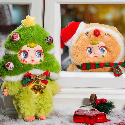 SAMUEL Candy Christmas Series Blind Box, Cute Fur Toy Pendant, Christmas&Birthday Gift（Random 1PCS）