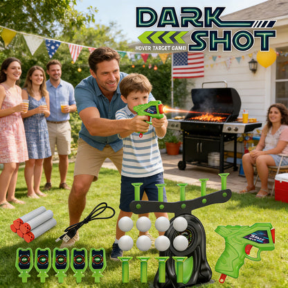 Electrically-powered Suspended Shooting Ball With Night-light Target and Soft Bullet Toy Gun, Tabletop Game，Gifts for Boys Girls Adults Age 8+