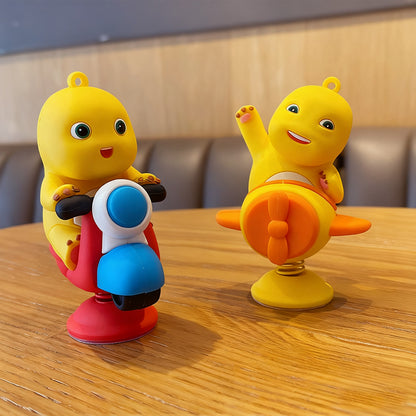 [2025 New]Ornaments Stocking StuffersBobble Head Cute Creative Dragon Shaking Car Dashboard House Shake Head Decoration Nice Gift