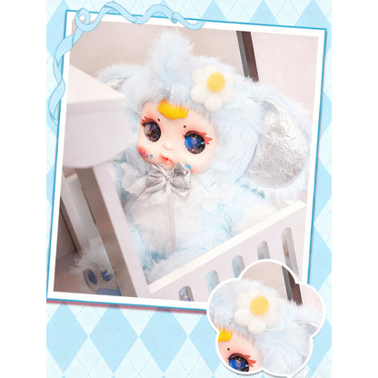 MM Sweetheart Baby Sitting Figure Blind Box, Cute Plush Toy, Pendant, Bedroom Decoration Item, Girls' Gift(Random 1PCS)