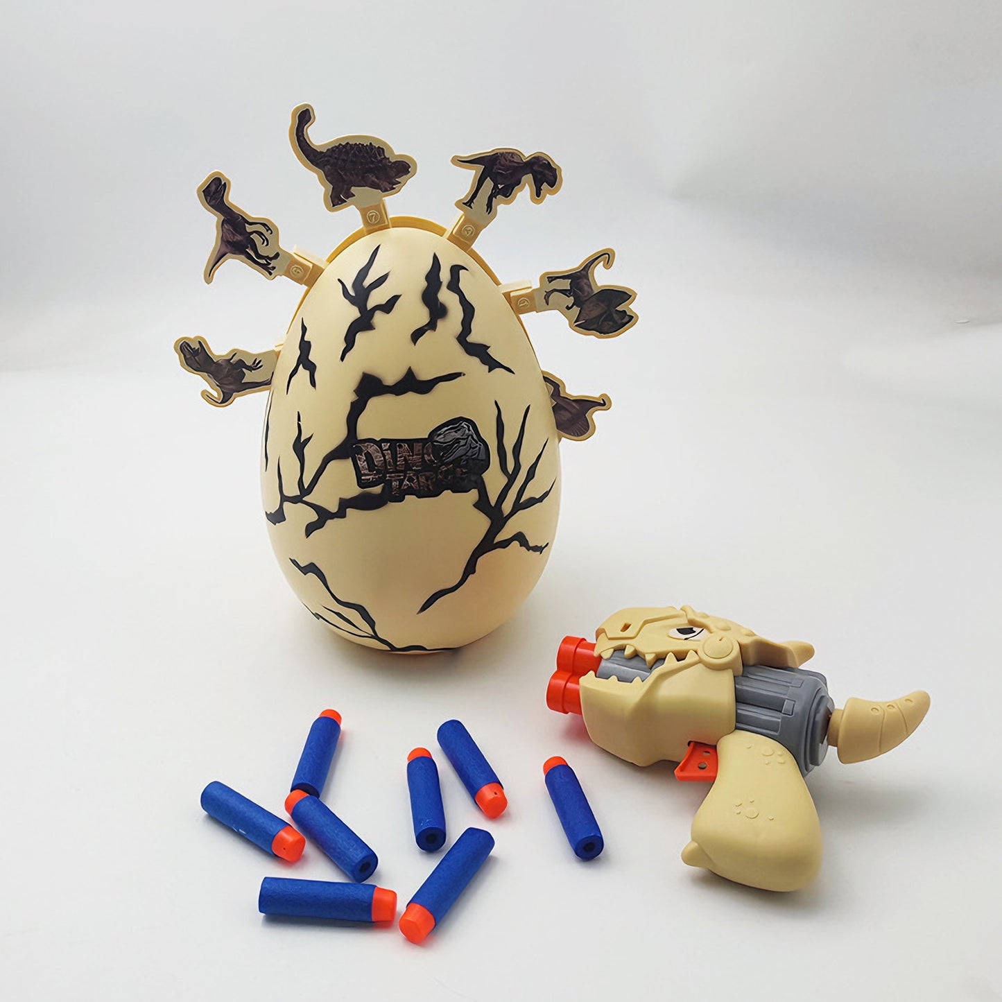 Electric Rotating Target Toy Gun, Lighted Music Soft-bullet Gun，Soft Foam Darts, Safe Competitive Fun, Gifts for Boys Girls Adults Age 8+