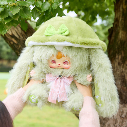 SAMUEL Furry Ears Fairy Trail Doll 800% Fur Blind Box, Cute Figure, Girls' Decoration,Birthday Gift(Random 1 PCS)