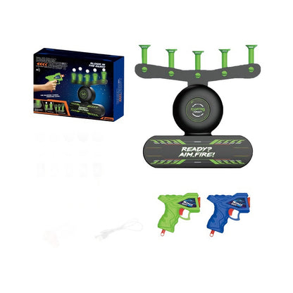 Electric Floating Target Shooting Set for Kids，Soft Bullet Toy Gun with Floating Ball Target，USB Rechargeable, Indoor/Outdoor Shooting Fun for Kids & Teens