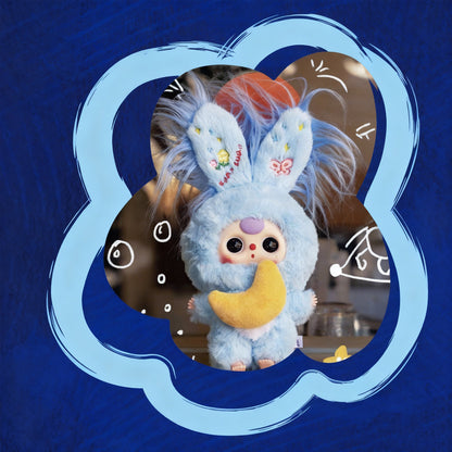 BABY THREE Lily Rabbit Town Series 3 Plush Blind Box Randomly 1PC (1 of 6 Possible Styles) Cute Figures Collectible Toys Birthday Gifts,Display Item