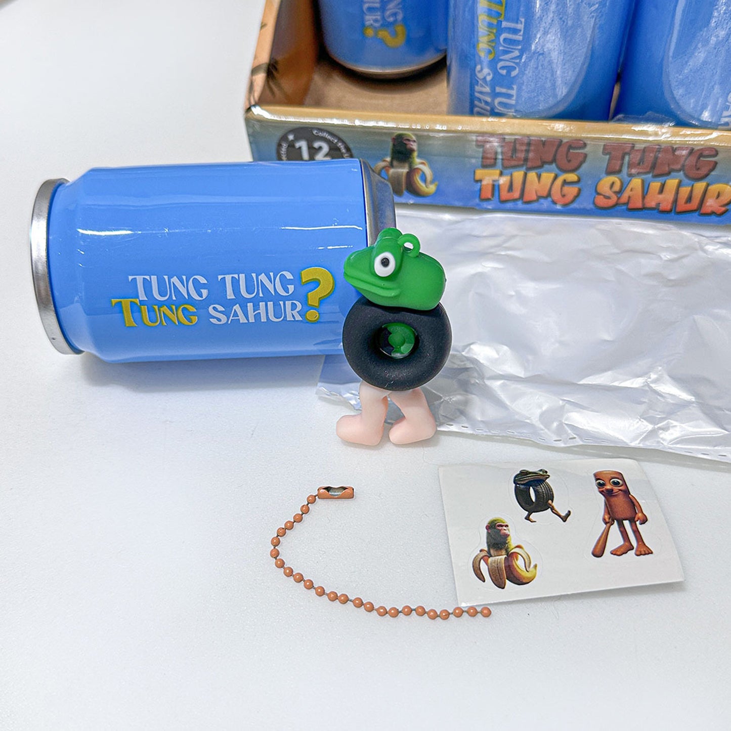 [2025 New]Trendy Collectible Toy Figurines,12pcs Blind Box Figures , Desktop Ornaments, Mystery Box Pendent Figures for Kids & Collectors,Animals Figurine Doll Gifts