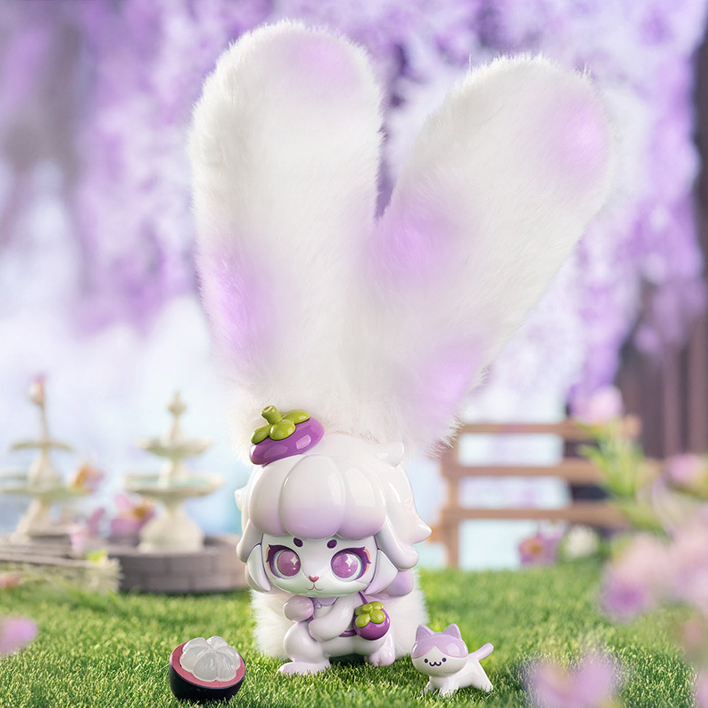 FAN TASTIC FRUIT Long Ears Plush Blind Boxes, Tabletop Decoration, Gift for Girls(Random 1PCS)