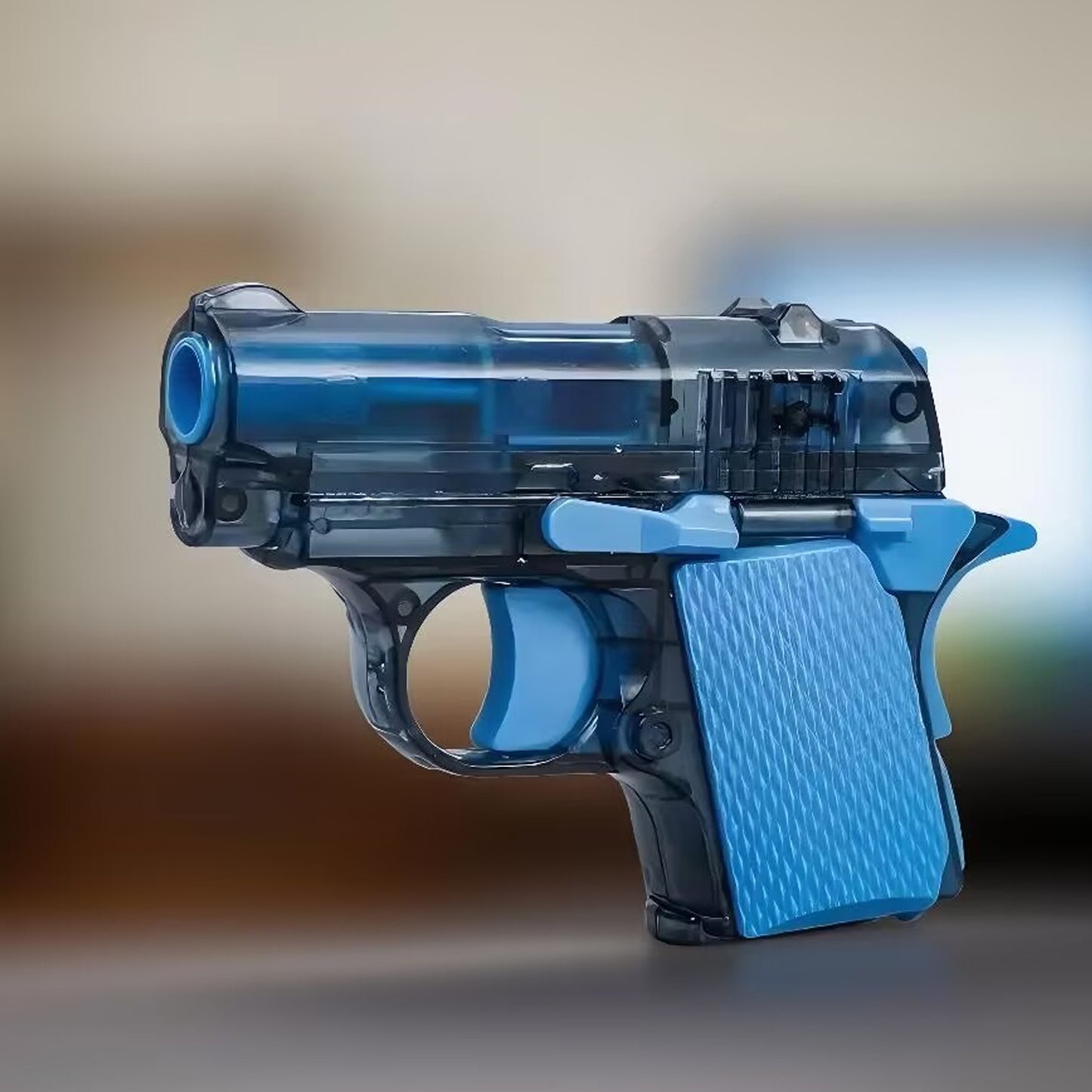 3D Printed Reverse-blowing Chambered Small Radish Pistol, Mini Decompression Smooth Gravity Pistol,Vibrant Stylized Pistol,Sleek Precision & Uncompromising