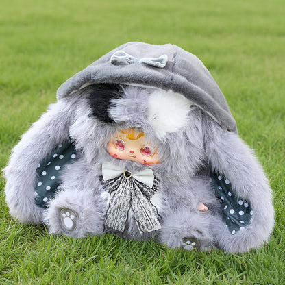 SAMUEL Furry Ears Fairy Trail Doll 800% Fur Blind Box, Cute Figure, Girls' Decoration,Birthday Gift(Random 1 PCS)