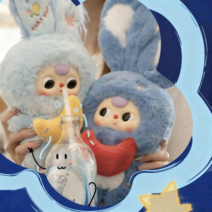 BABY THREE Lily Rabbit Town Series 3 Plush Blind Box Randomly 1PC (1 of 6 Possible Styles) Cute Figures Collectible Toys Birthday Gifts,Display Item