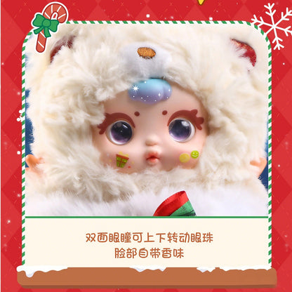 SAMUEL Candy Christmas Series Blind Box, Cute Fur Toy Pendant, Christmas&Birthday Gift（Random 1PCS）