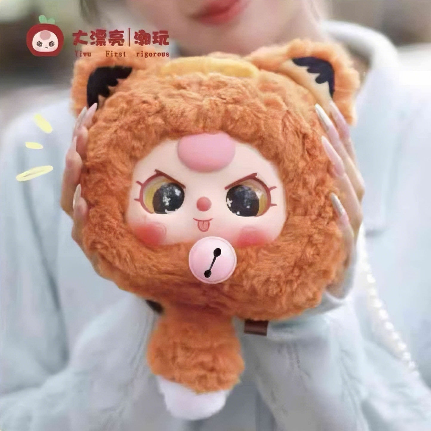 BABY THREE Lucky Cat Series Blind Box，Zipper Bags， Plush Toy Boxes，Cute Decorative Items, Children's Toys（Random 1PCS）