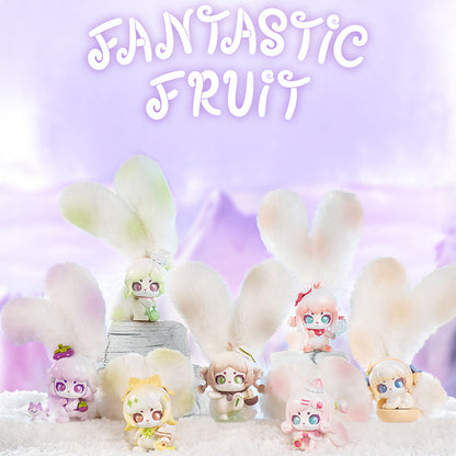 FAN TASTIC FRUIT Long Ears Plush Blind Boxes, Tabletop Decoration, Gift for Girls(Random 1PCS)